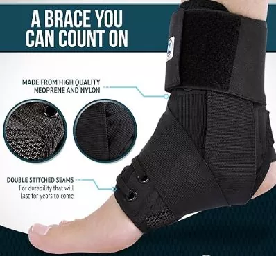 Kodi Sprained Ankle Brace Support Imakulitsa Bwanji Chisamaliro Chamakono Chochira?
