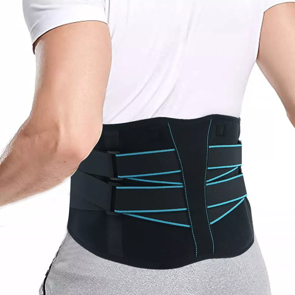 Kupuma M'chiuno Lumbar Thandizo Lapansi Pambuyo Brace kwa Sciatica