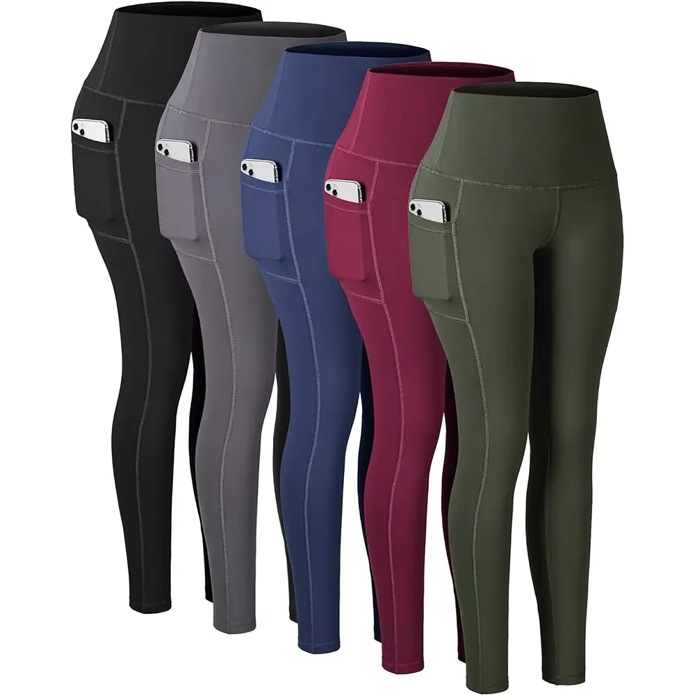 Ma Leggings Apamwamba Okhala Ndi Ma Pockets